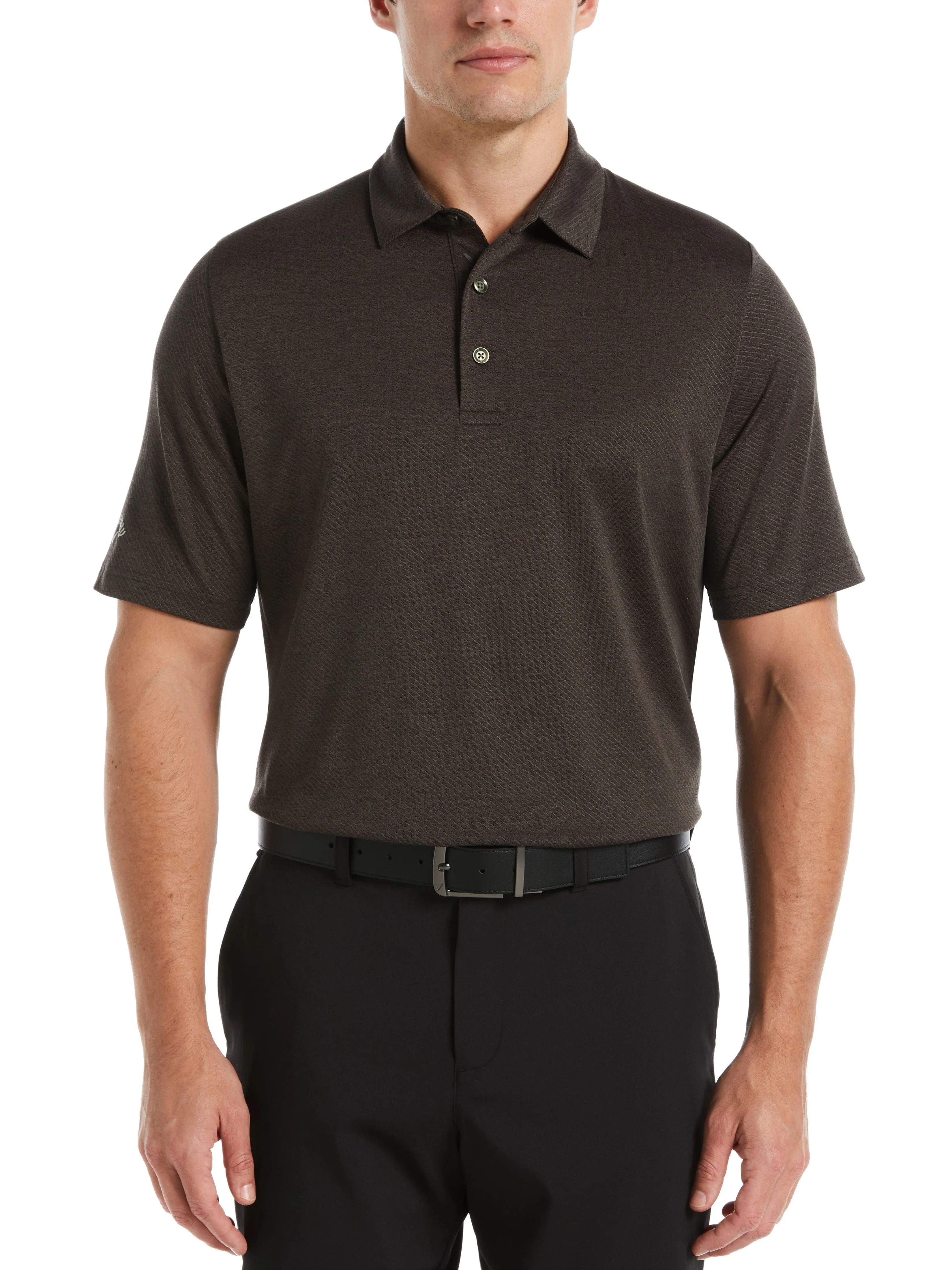 Mens Swing Tech™ Ventilated Heather Jacquard Polo