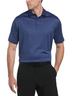 Mens Swing Tech™ Ventilated Heather Jacquard Polo
