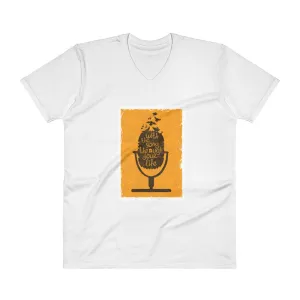 Men's V- Neck T Shirt - Am feeling Fine