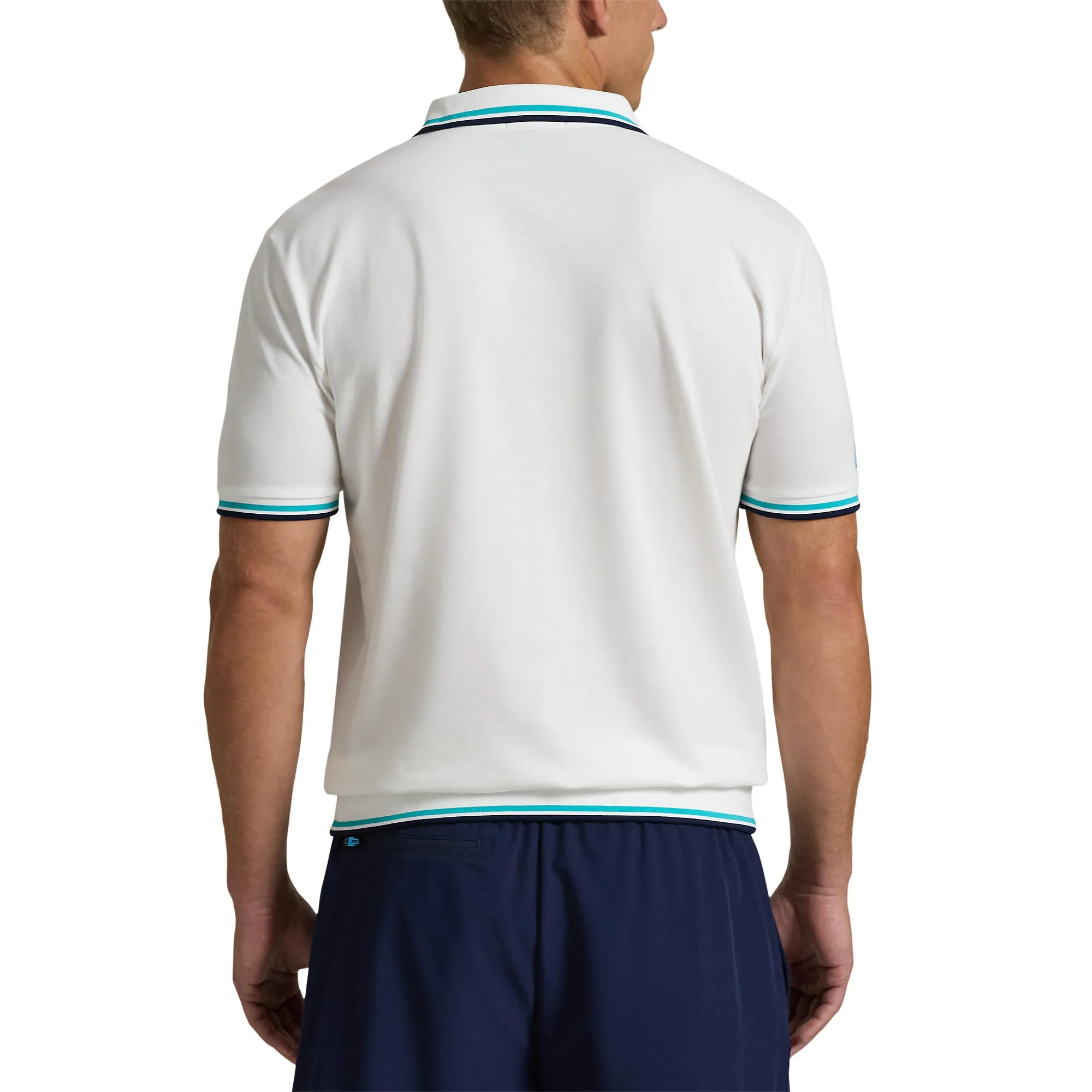 Men's White AO Polo