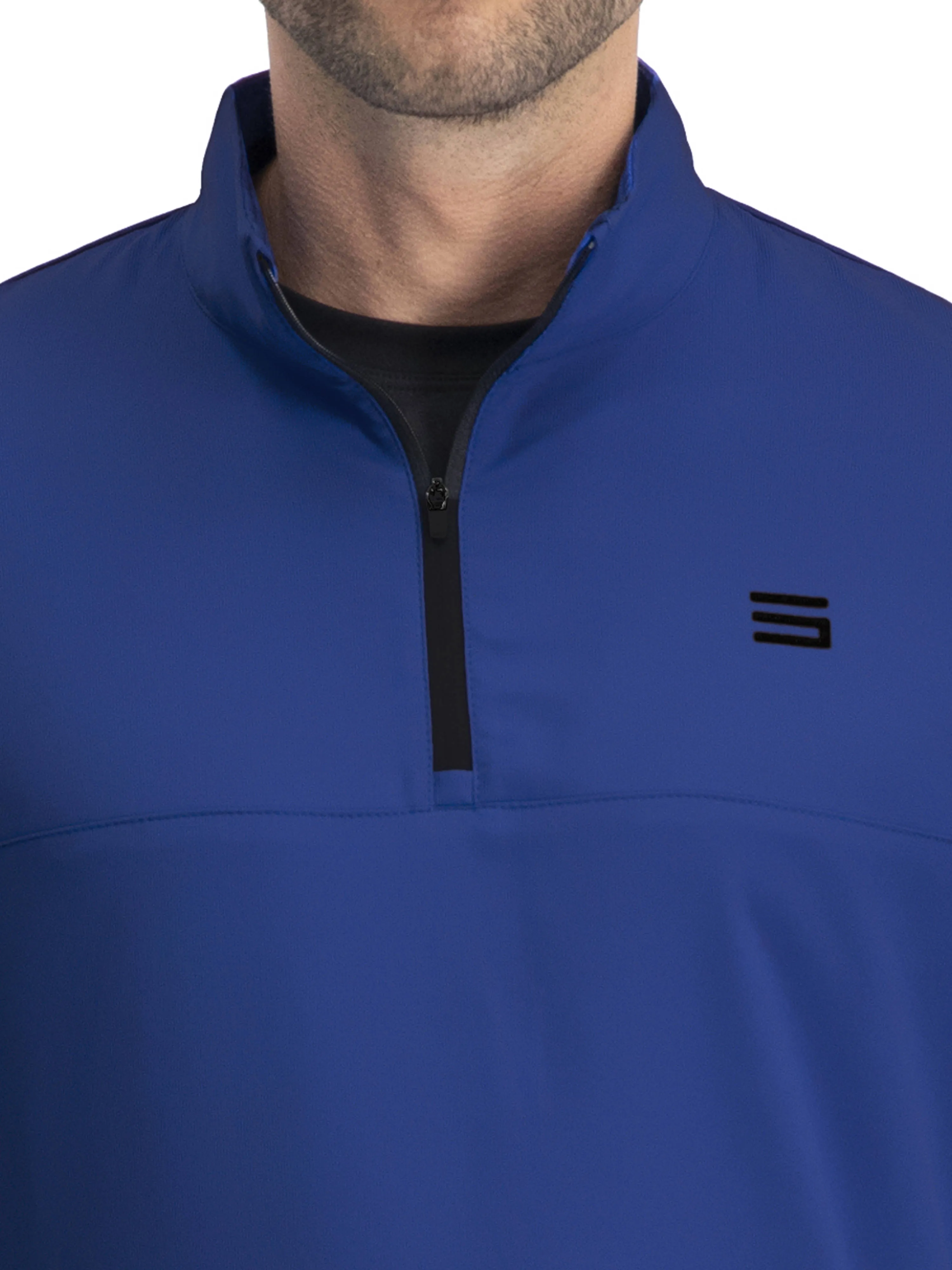 Mens Windbreaker Jackets - Half Zip Golf Pullover Wind Jacket - Vented, Dry Fit