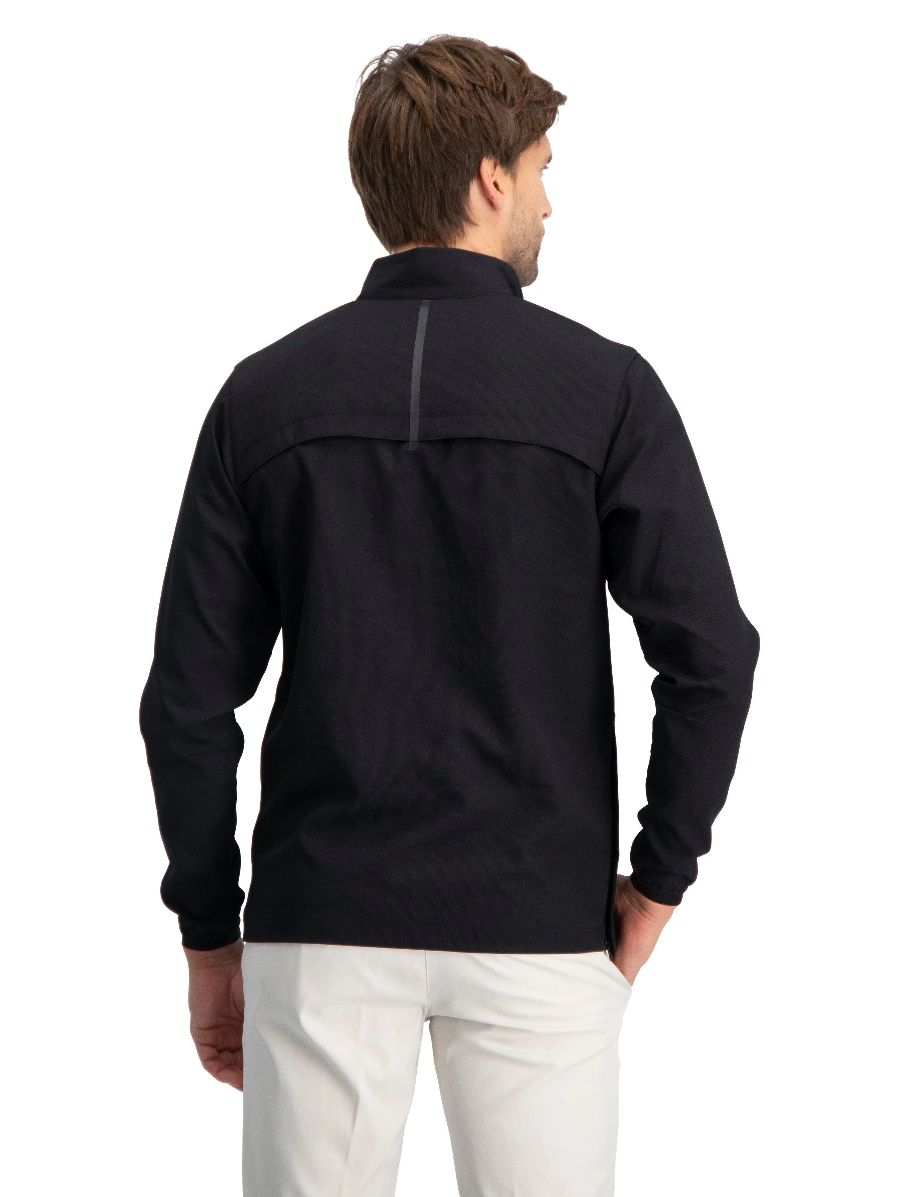 Mens Windbreaker Jackets - Half Zip Golf Pullover Wind Jacket - Vented, Dry Fit