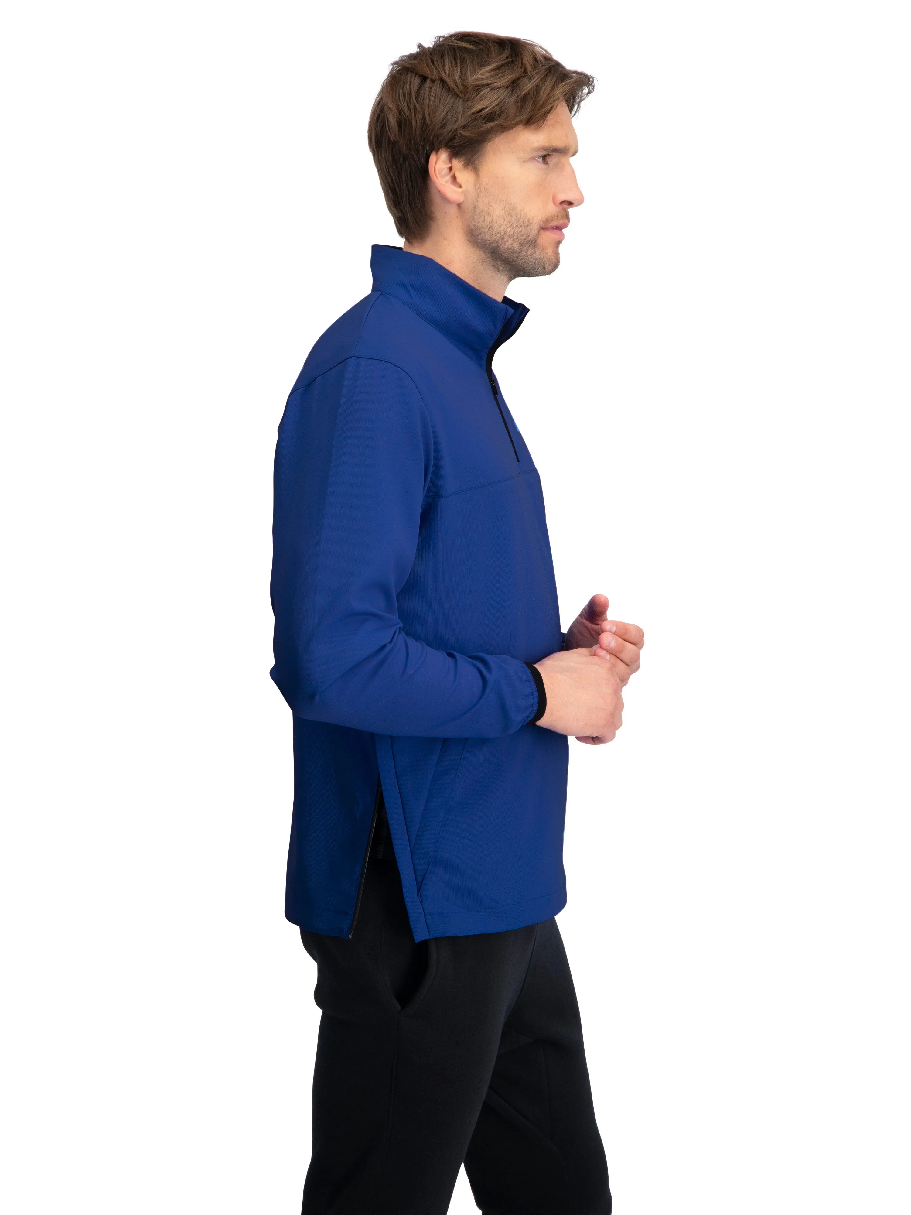 Mens Windbreaker Jackets - Half Zip Golf Pullover Wind Jacket - Vented, Dry Fit