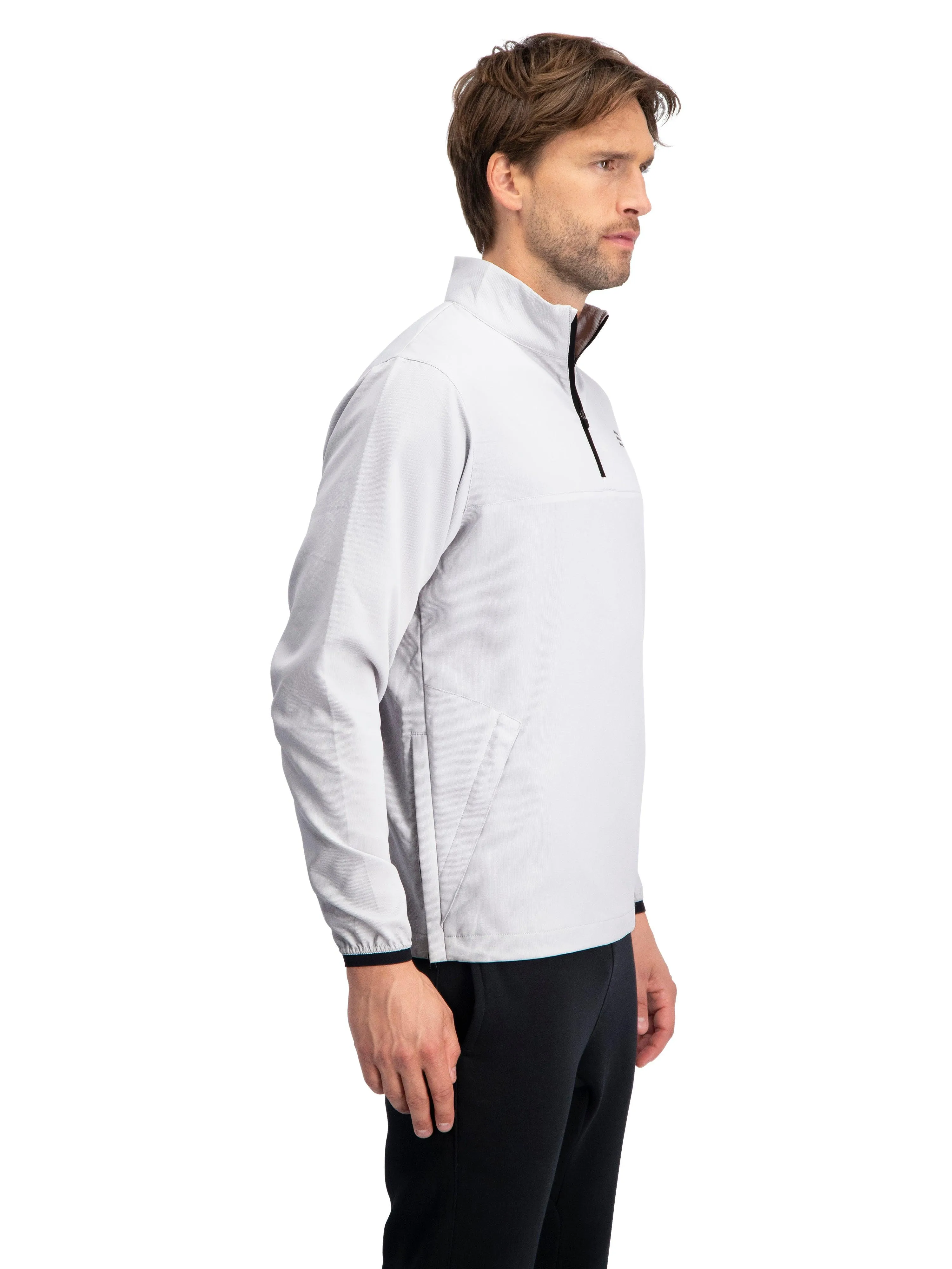 Mens Windbreaker Jackets - Half Zip Golf Pullover Wind Jacket - Vented, Dry Fit