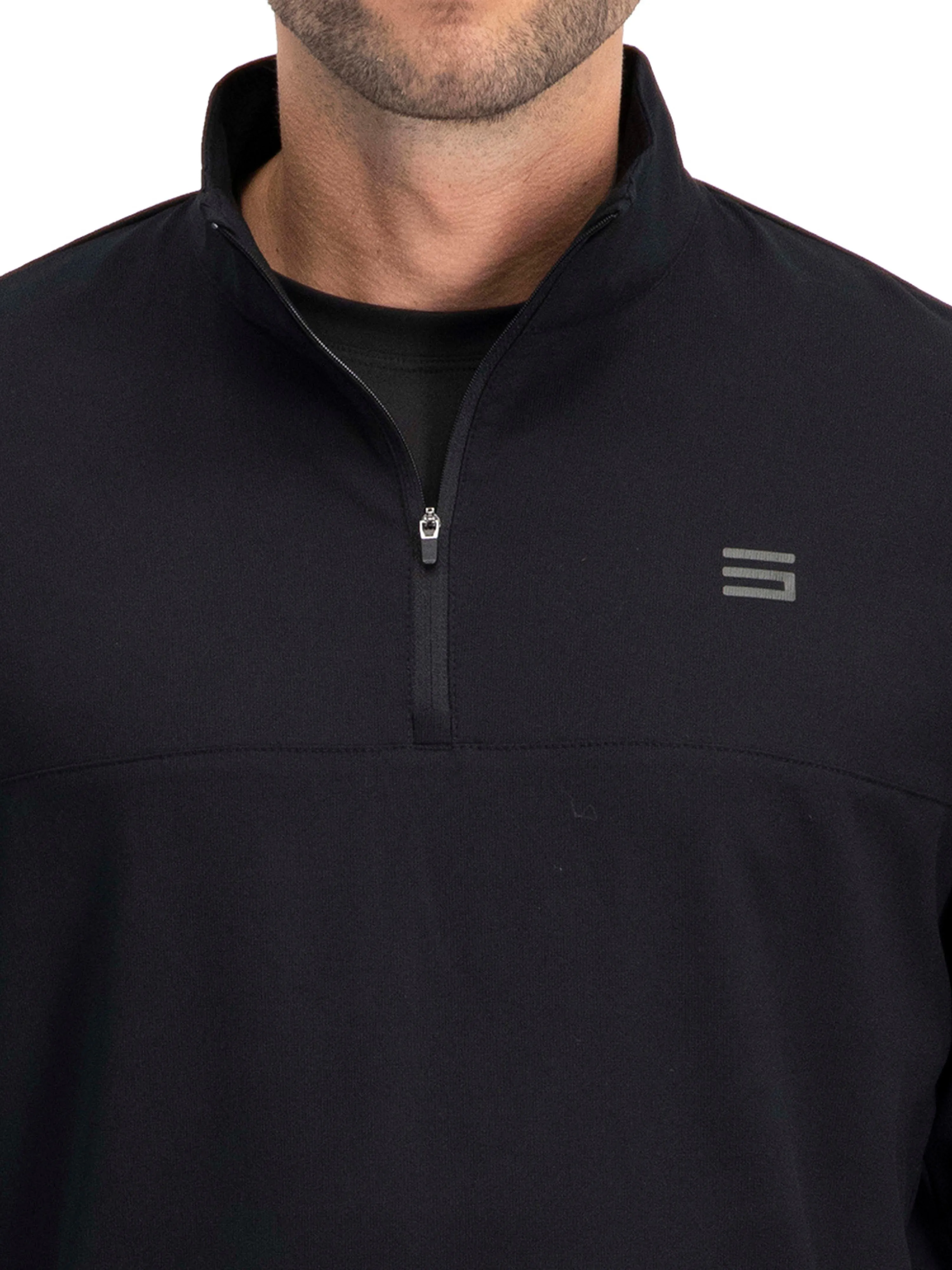 Mens Windbreaker Jackets - Half Zip Golf Pullover Wind Jacket - Vented, Dry Fit