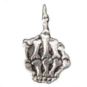 Milwaukee Leather MLP9234 Skeleton Hand Pin For Jackets, Vest, Hats and Clothing