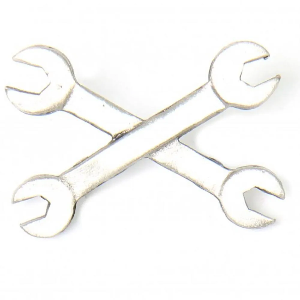 Milwaukee Leather MLP9240 Wrenches Pin For Jackets, Vest, Hats and Clothing