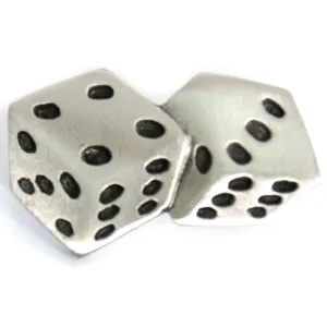 Milwaukee Leather MLP9242 Dice Biker Pin For Jackets, Vest, Hats and Clothing