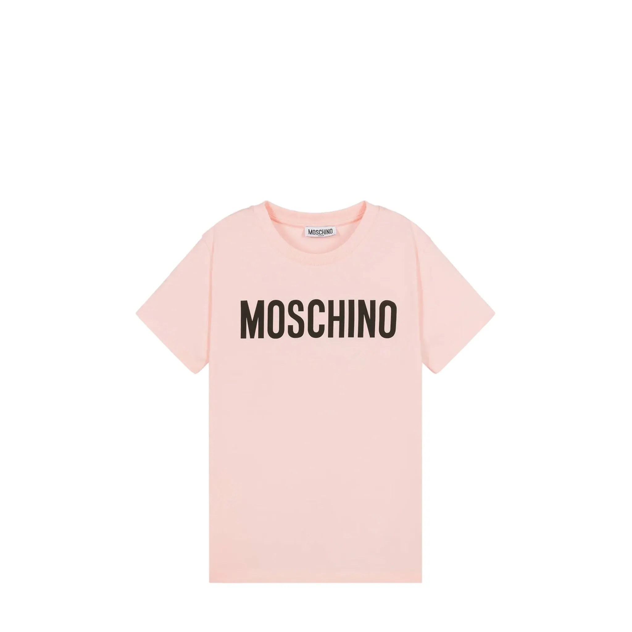 Moschino Kids Big Text Logo Cotton T-Shirt