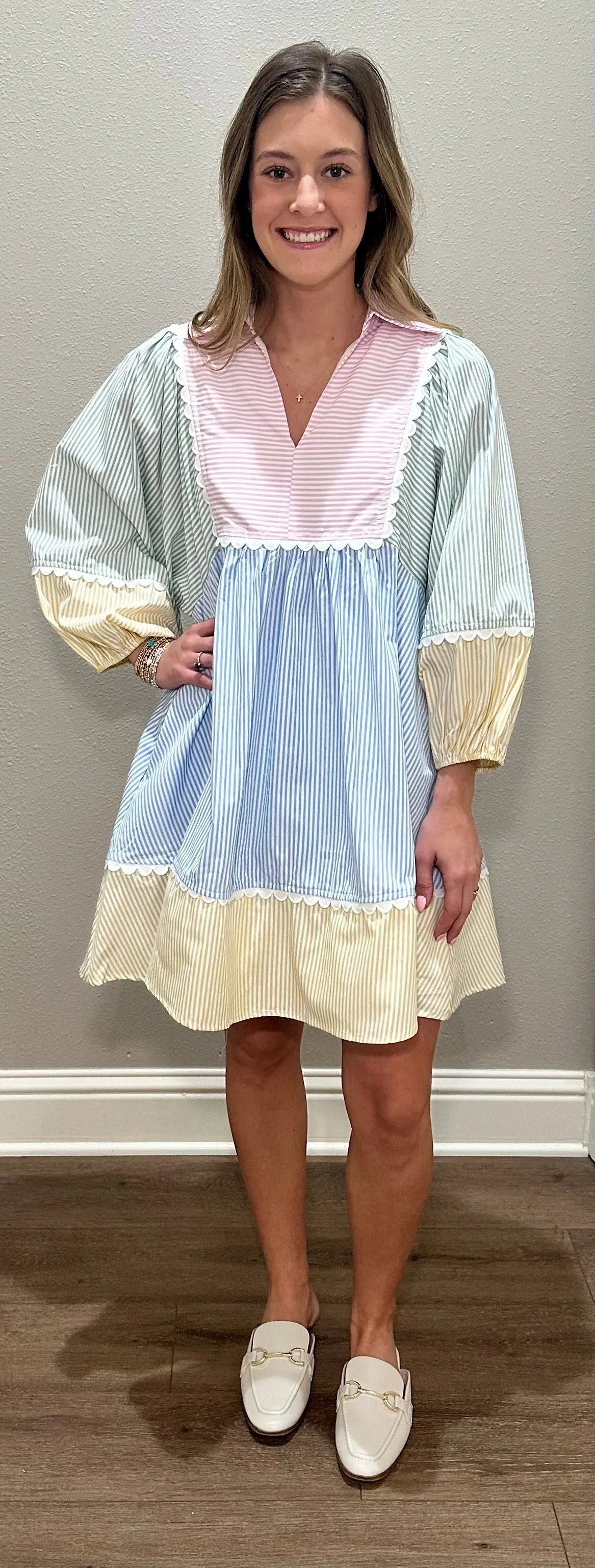 Multi Stripe Dress