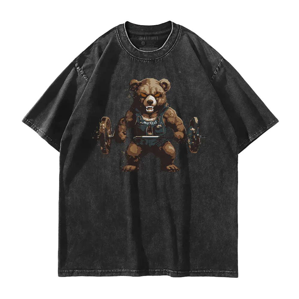 Muscle Bear Washed T-Shirt