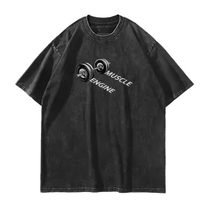 Muscle Engine Washed T-Shirt