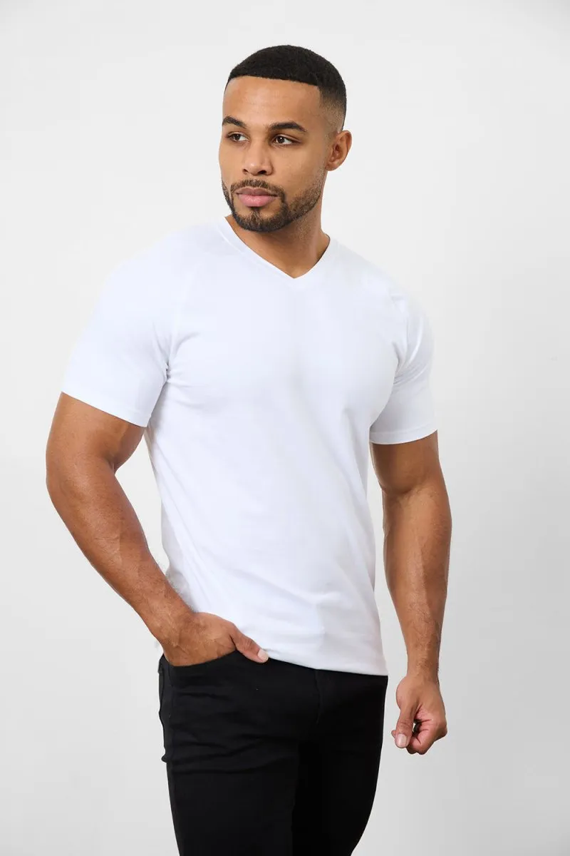 Muscle Fit Foundation V-Neck 5-Pack