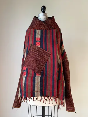 Nagas and Chin handwoven textiles cocoon jacket
