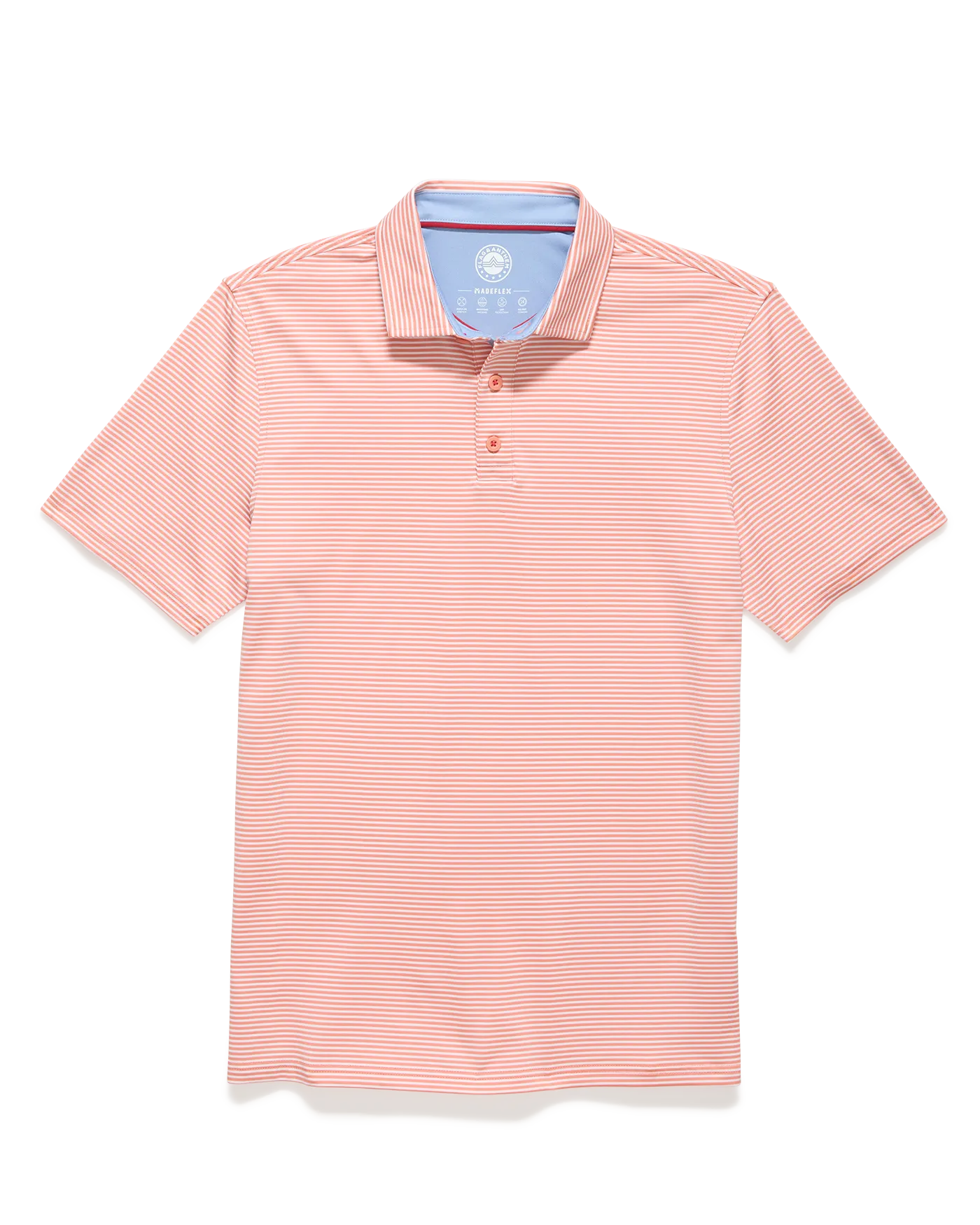 NAPLES STRIPED PERFORMANCE POLO