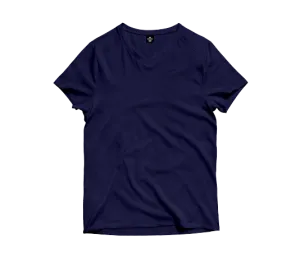 Navy Blue V-Neck T-Shirt