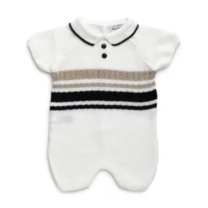 New In Juliana Boys Knitted Romper