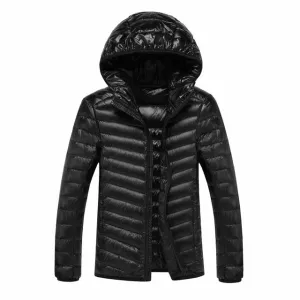 NewBang Brand 8XL 9XL 10XL Men's Down jacket Ultra Light Down Jacket Men Lightweight Feather Hooded Warm Portable Winter Coat