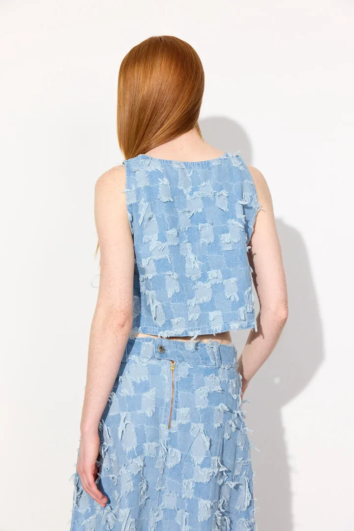 Nico Skirt - Light Denim