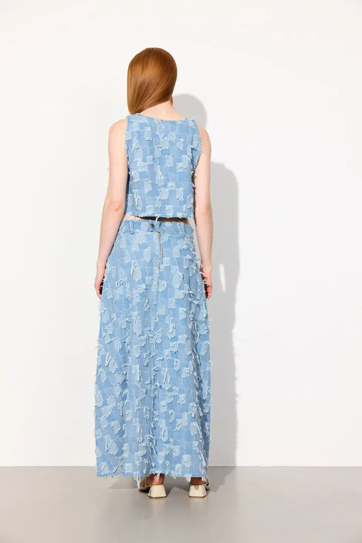 Nico Skirt - Light Denim