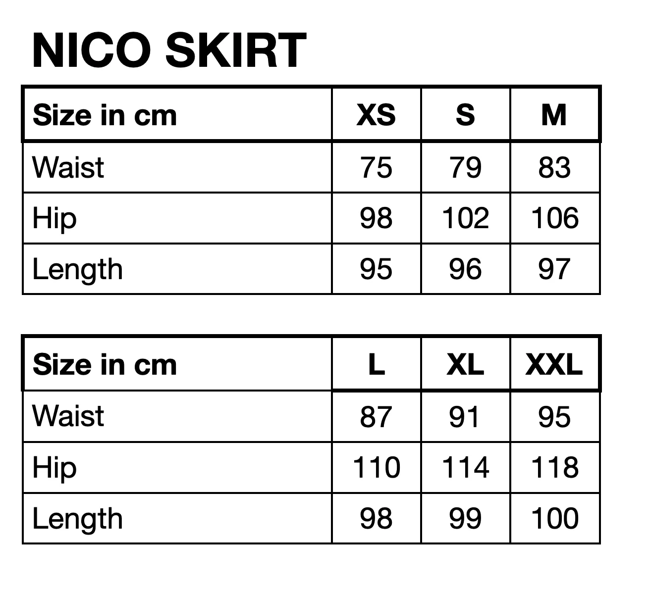 Nico Skirt - Light Denim