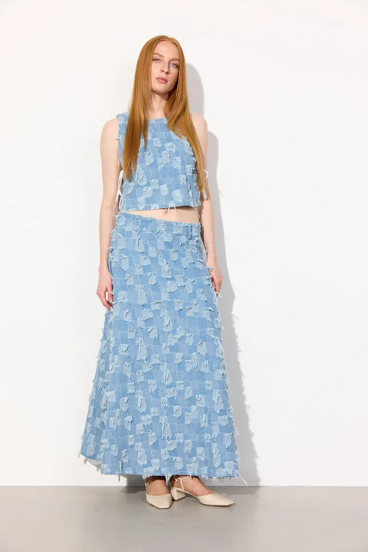 Nico Skirt - Light Denim