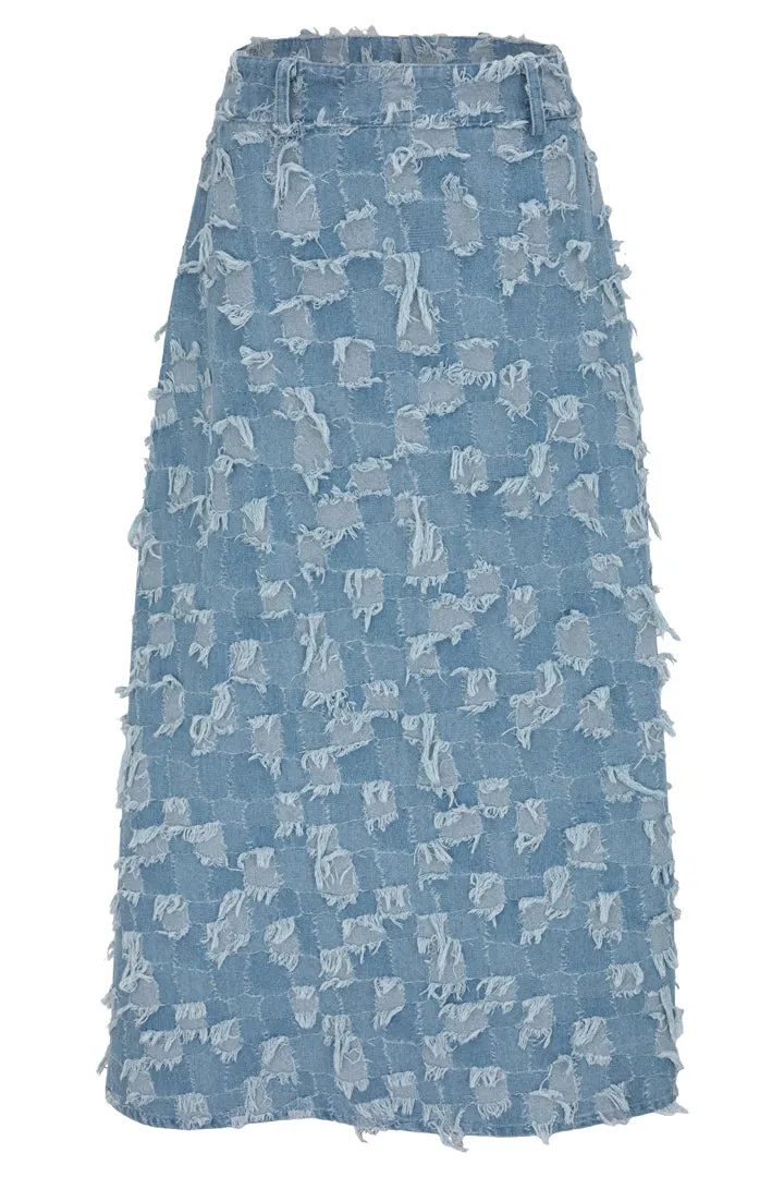 Nico Skirt - Light Denim