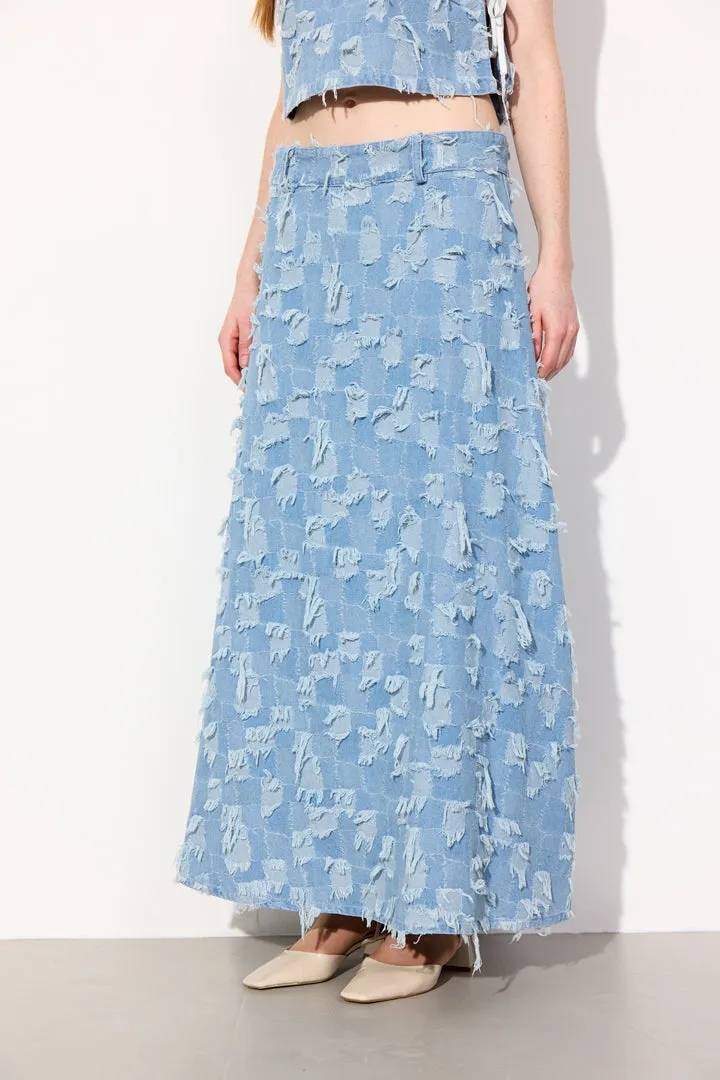 Nico Skirt - Light Denim