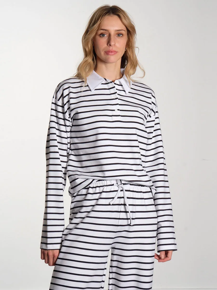 OBJLinea Striped Polo Shirt