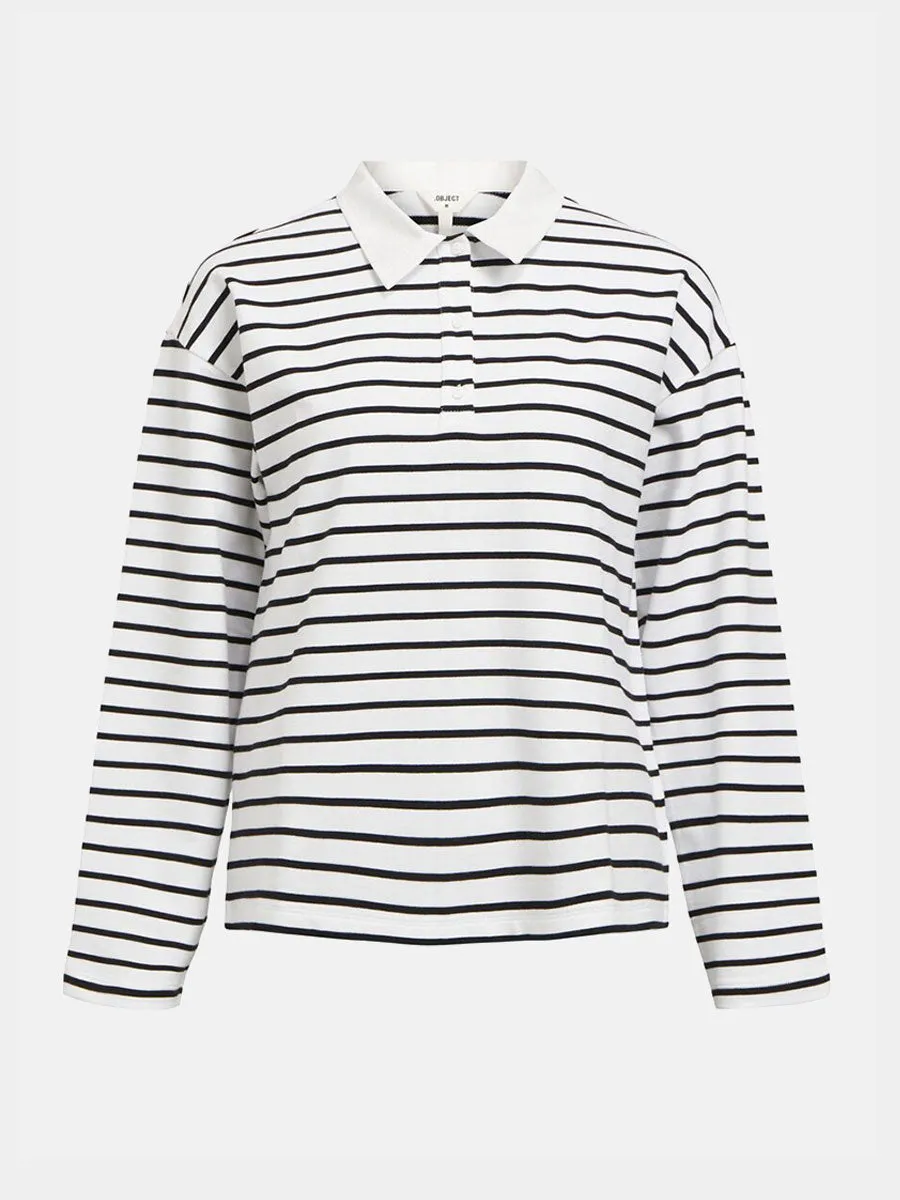 OBJLinea Striped Polo Shirt