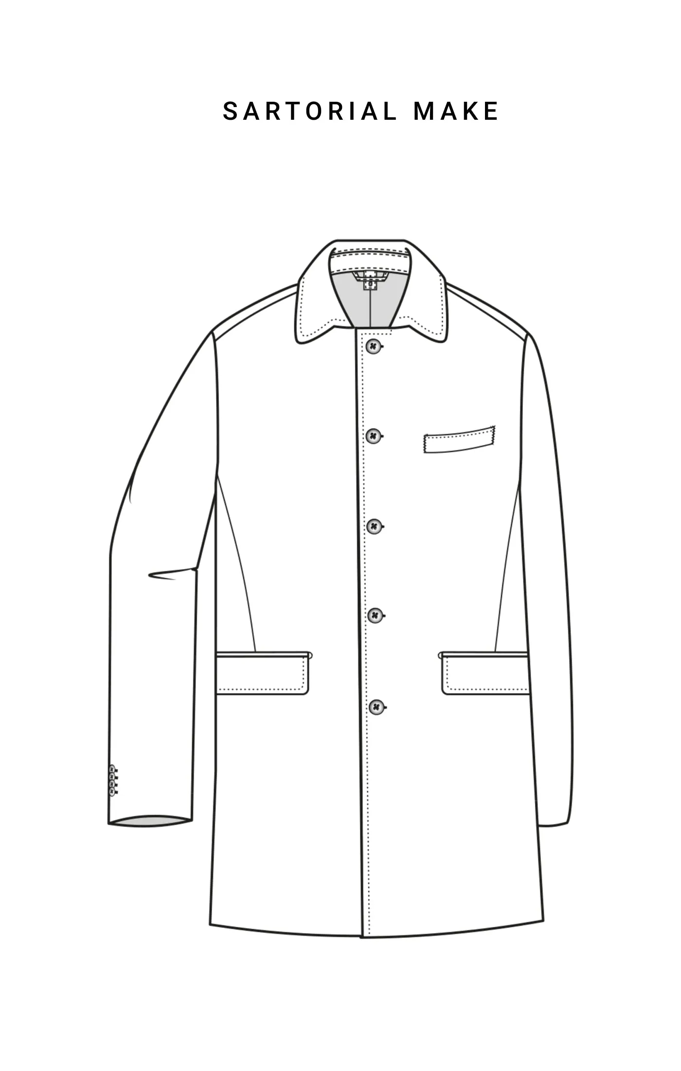 Olmetex Navy Blue Bonded Water-Repellent Tech-Wool Ripstop Windbreaker