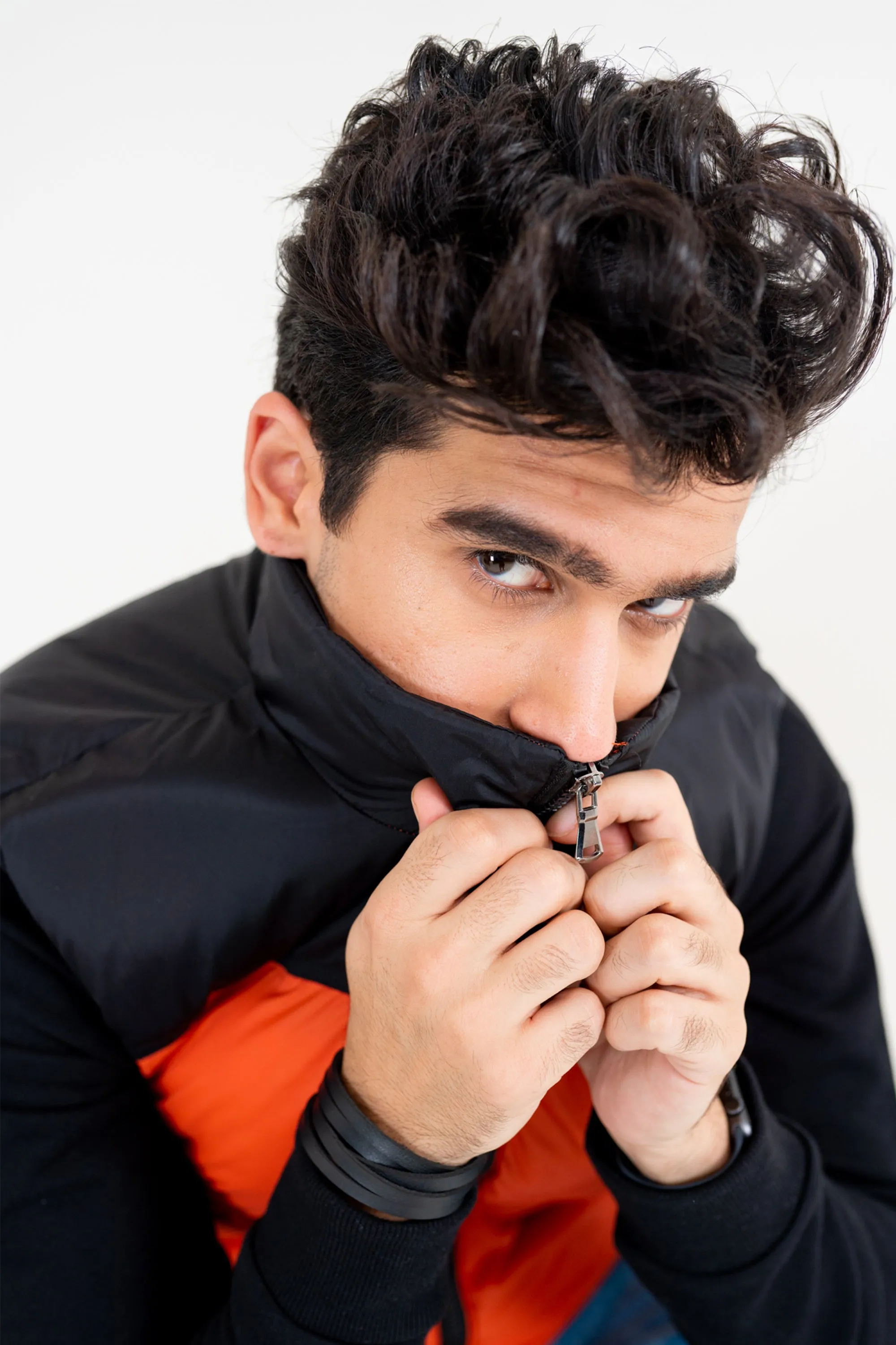 Orange Down Gilet