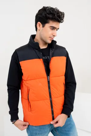 Orange Down Gilet