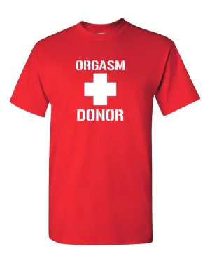 Orgasm Donor T-shirt Funny Humor Tees American Pie T-shirt
