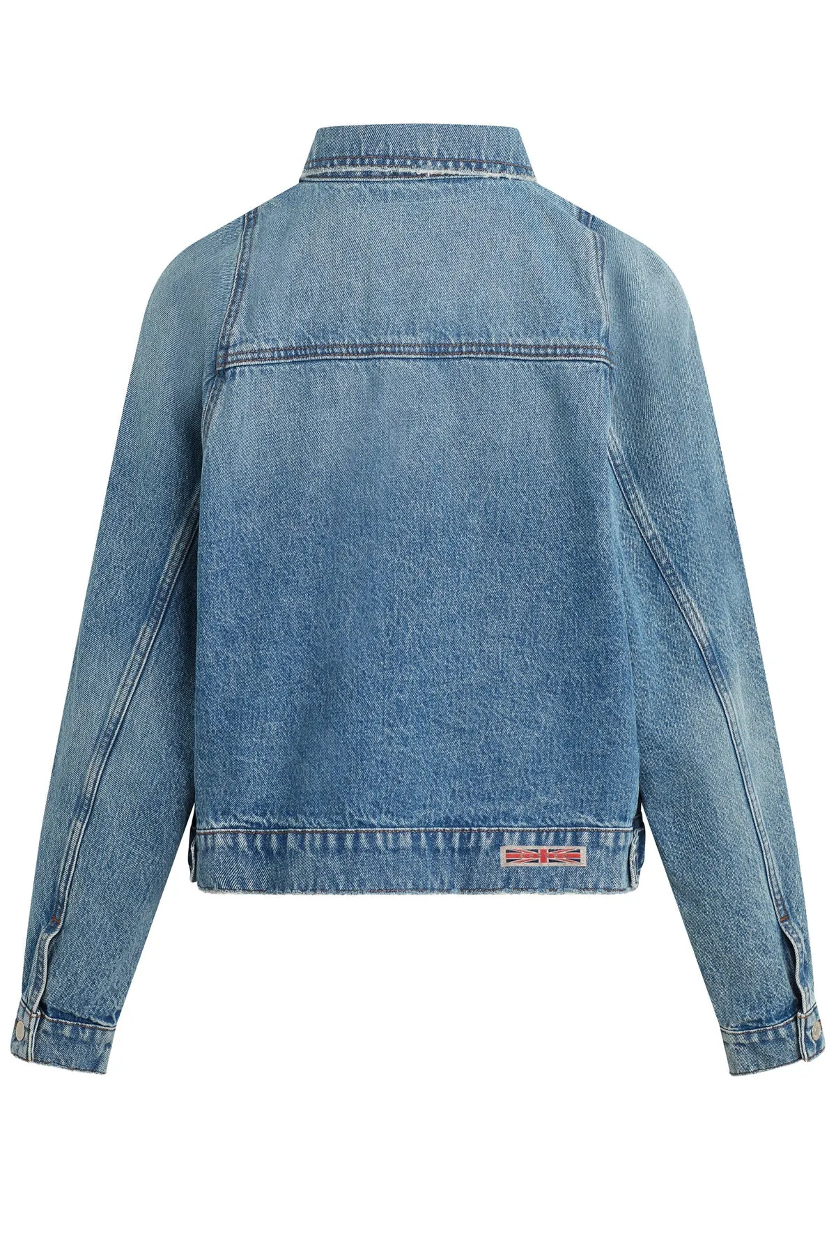 Oversized Union Jack Denim Jacket