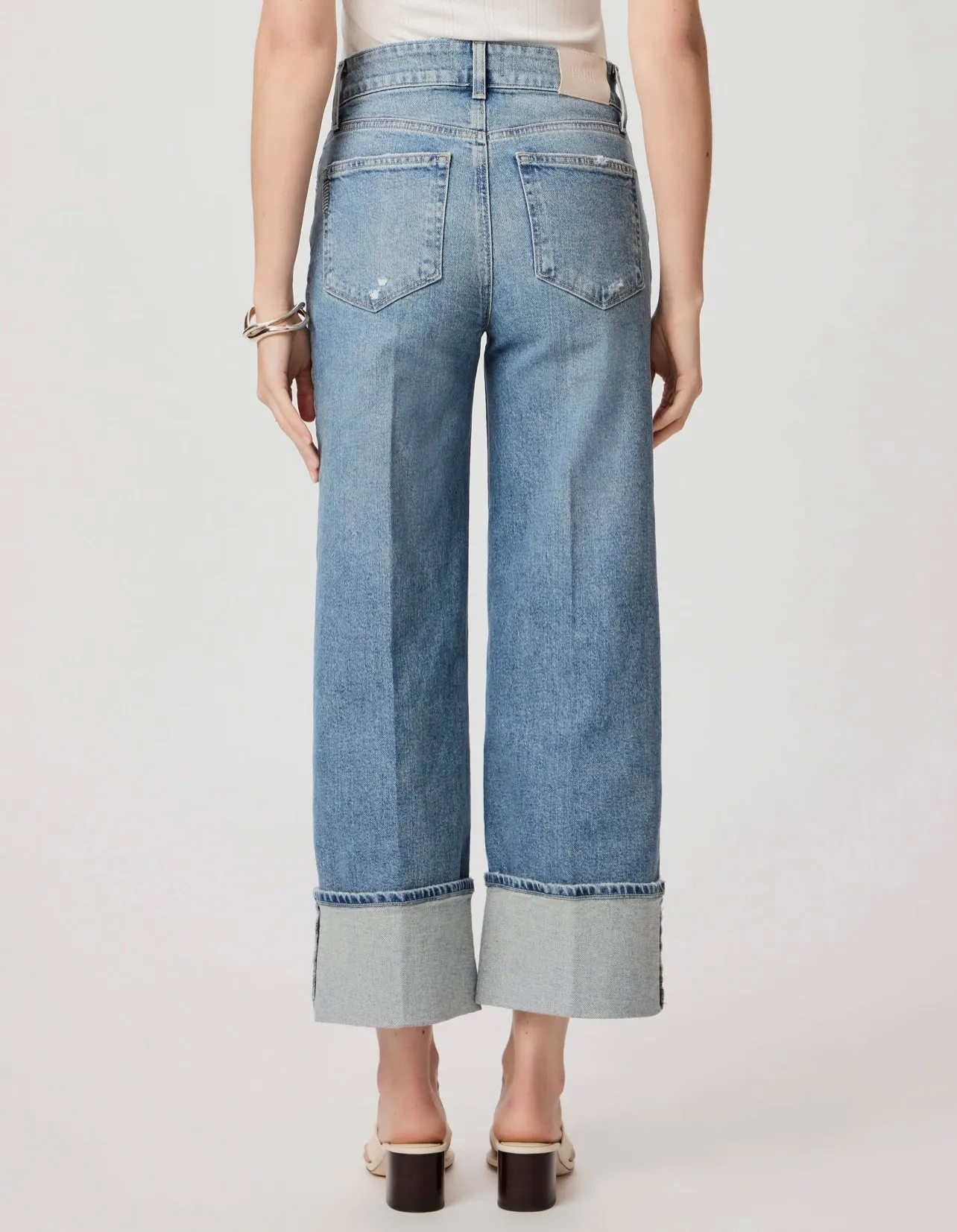 Paige Sasha Ankle with Wide Cuff in Storybook Distressed