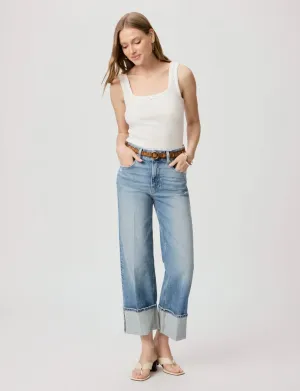 Paige Sasha Ankle with Wide Cuff in Storybook Distressed