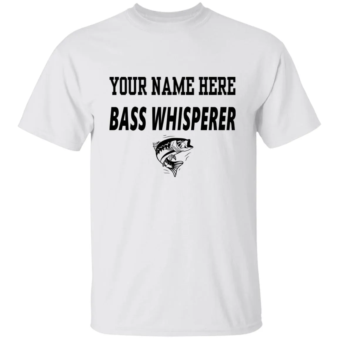 Personalized Bass Whisperer b T-Shirt