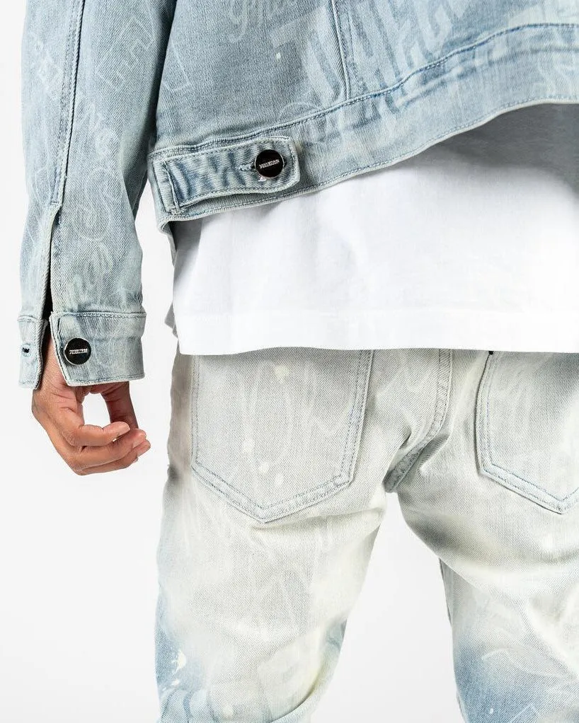 PHEELINGS JOYFUL JOURNEY DENIM JACKET (BLUE GRADIENT)