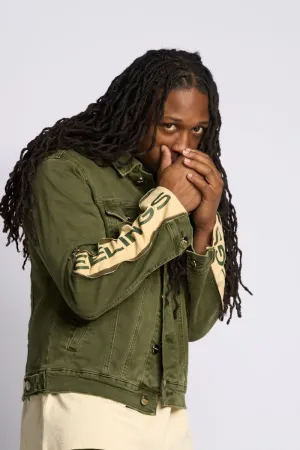 PHEELINGS METAMORPHOSIS DENIM JACKET (Olive)