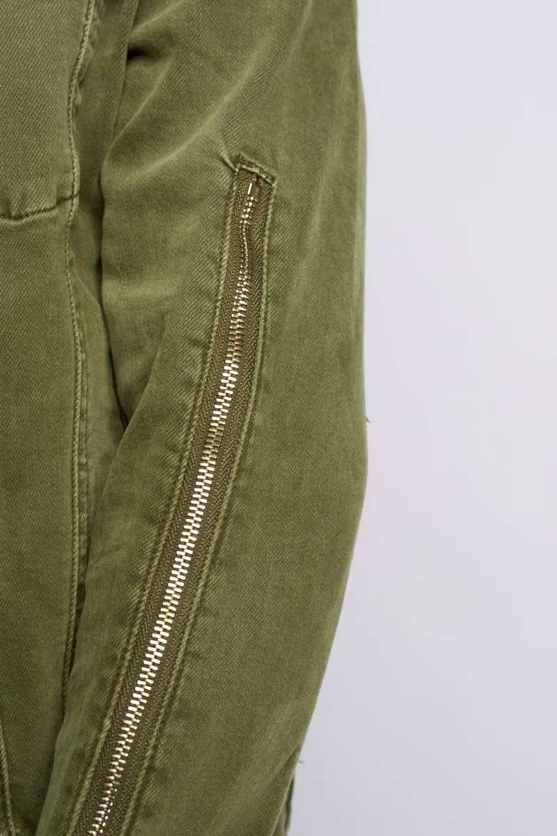 PHEELINGS METAMORPHOSIS DENIM JACKET (Olive)