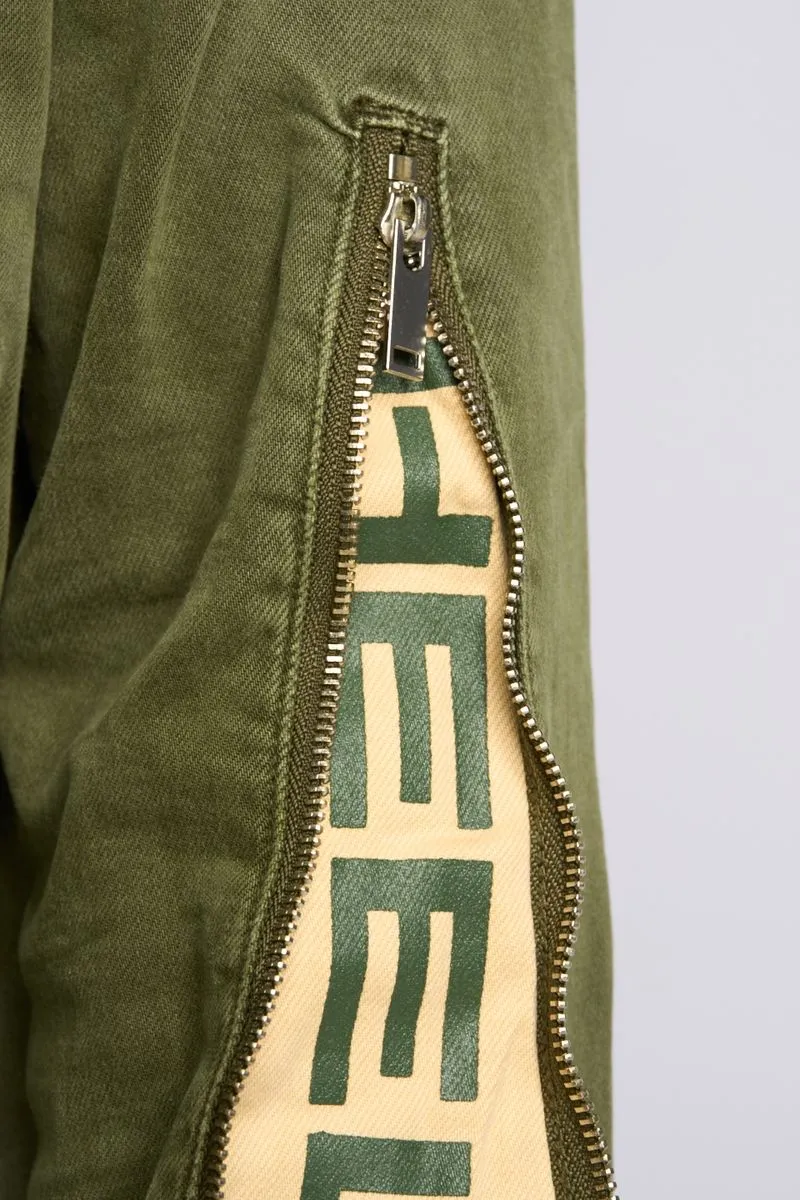 PHEELINGS METAMORPHOSIS DENIM JACKET (Olive)