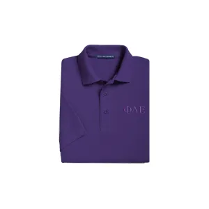 Phi Delta Epsilon Cotton Pique Polo - Monochromatic