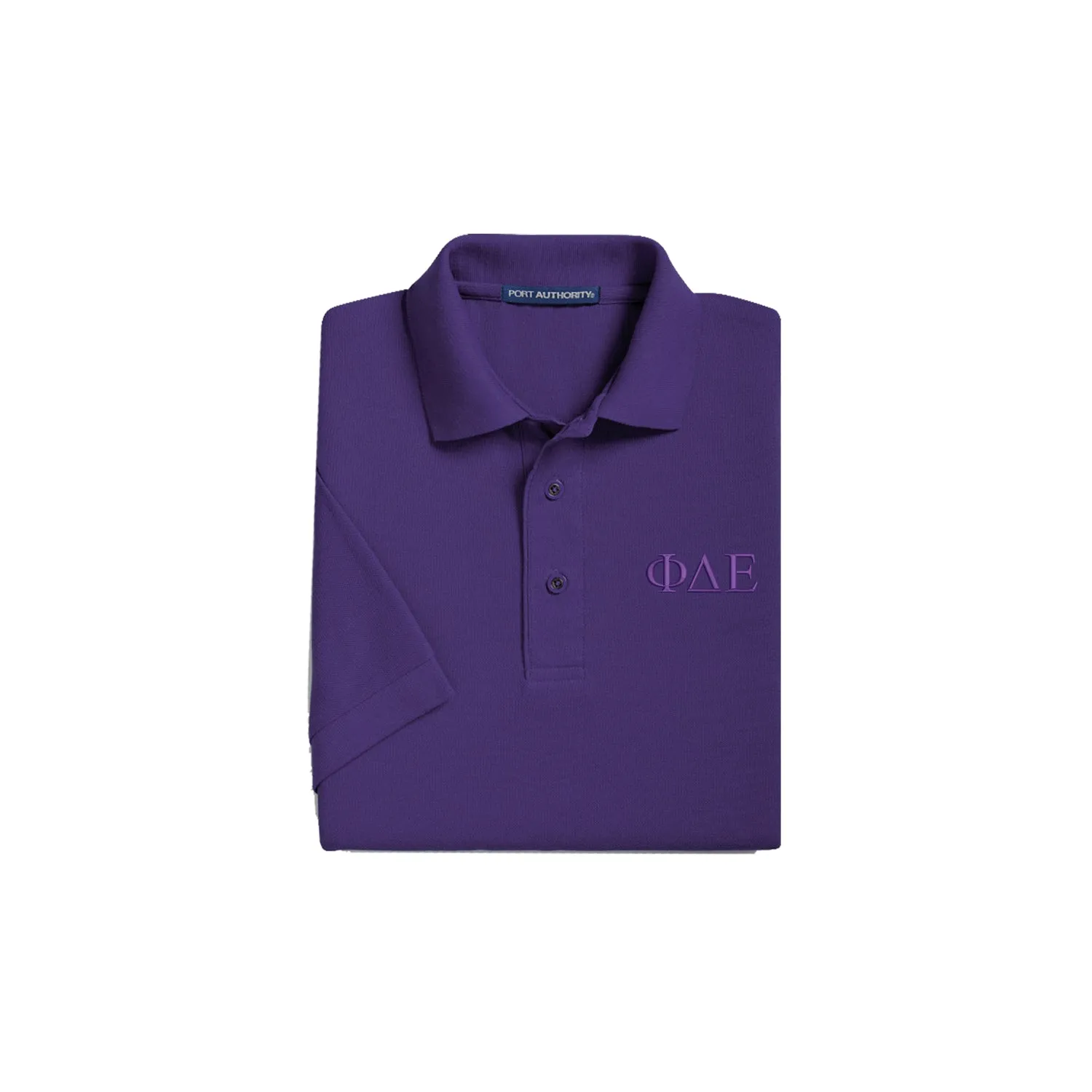 Phi Delta Epsilon Cotton Pique Polo - Monochromatic
