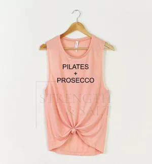 Pilates   Prosecco Muscle Tank