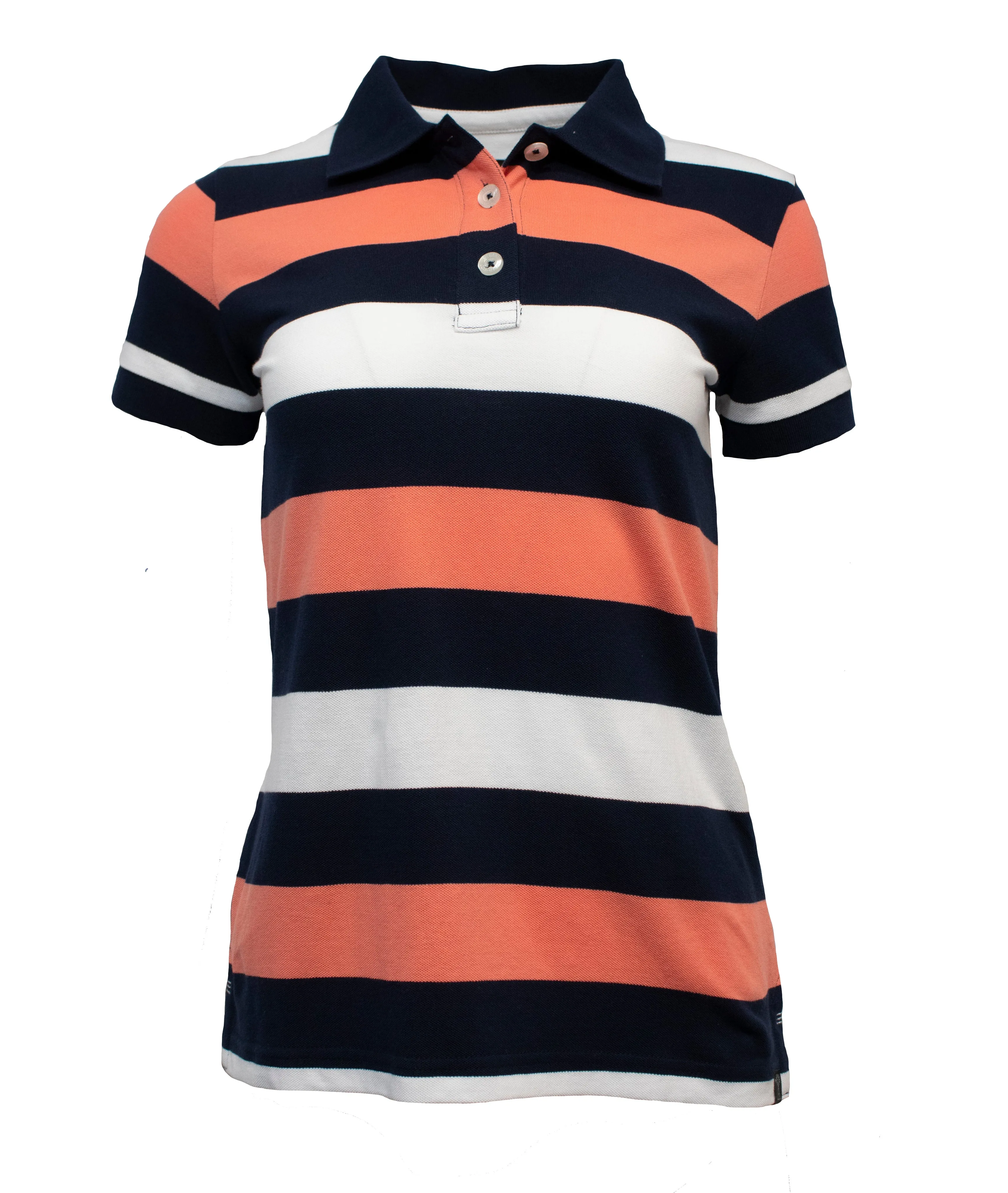 Pilbara Ladies Striped Polo Shirt