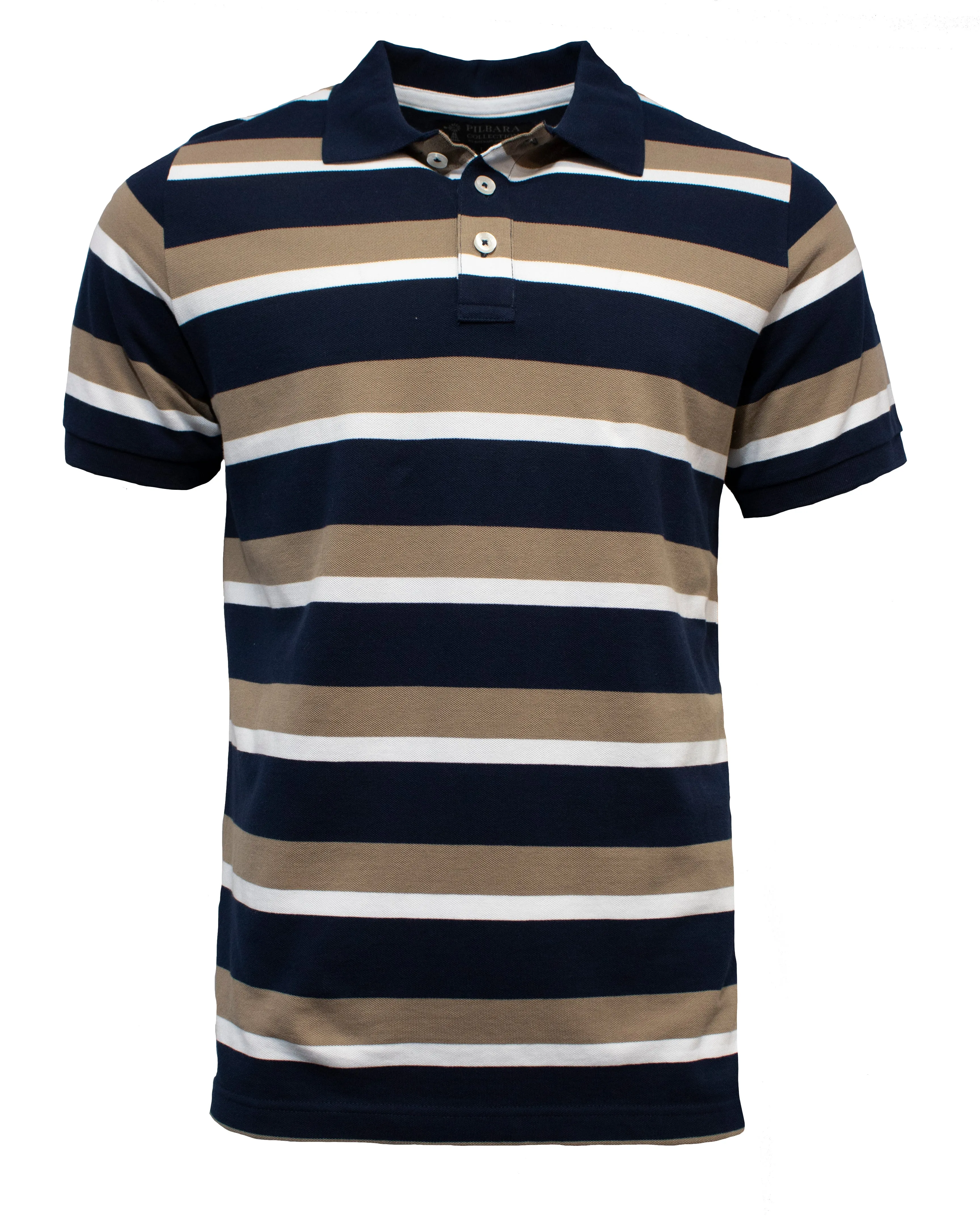 Pilbara Striped Polo Shirt
