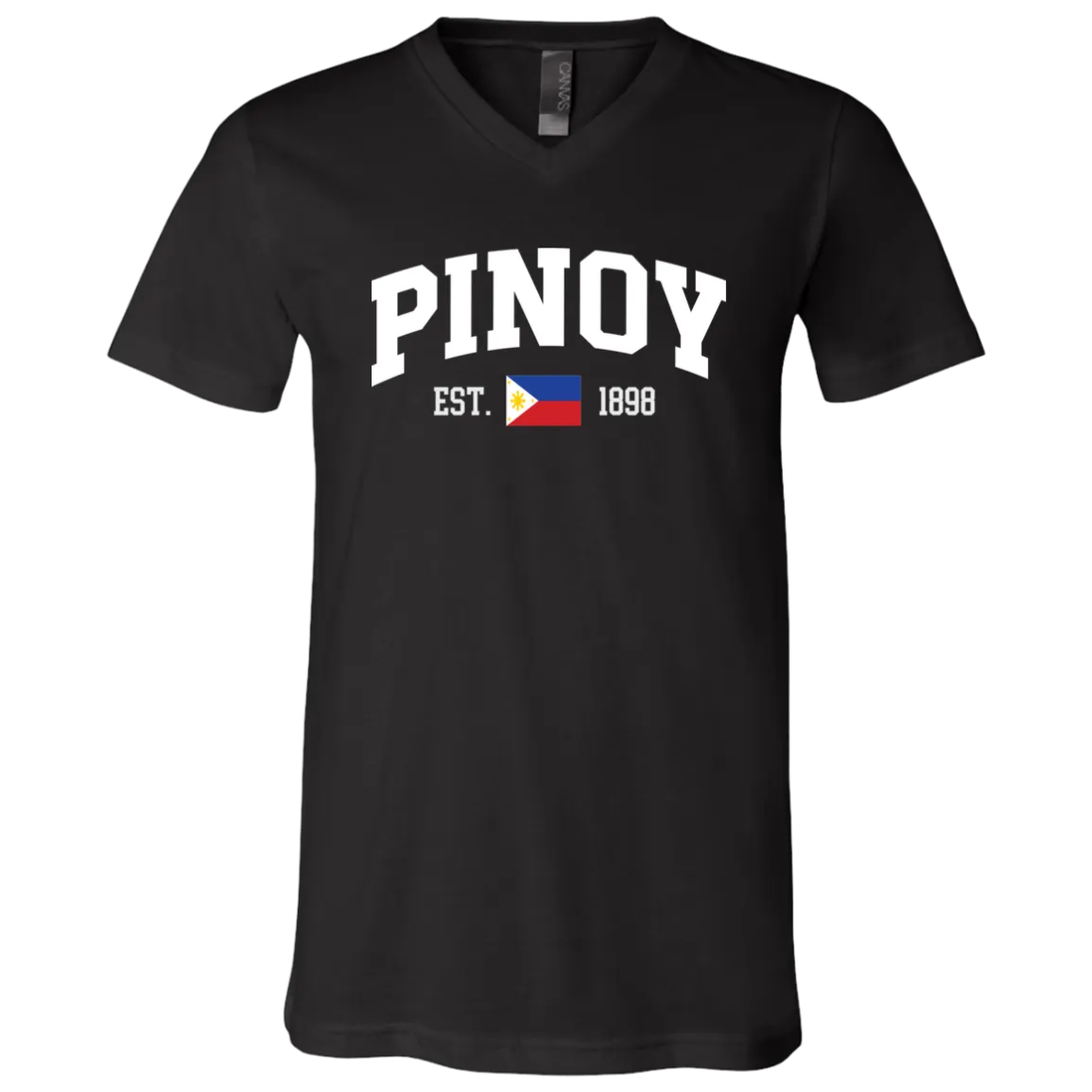 Pinoy Est 1898 Unisex Jersey V-Neck T-Shirt