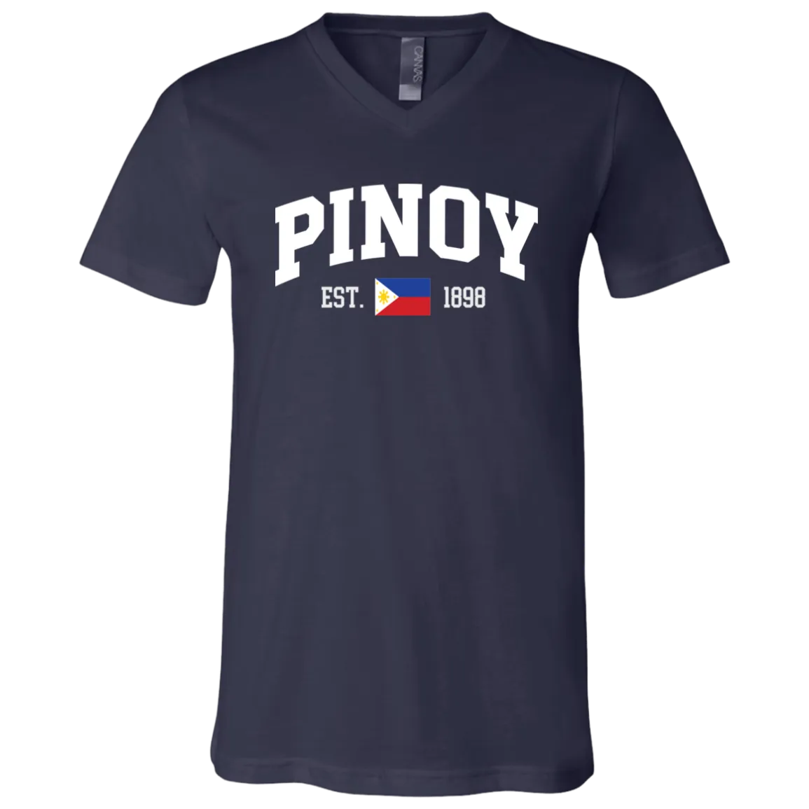 Pinoy Est 1898 Unisex Jersey V-Neck T-Shirt