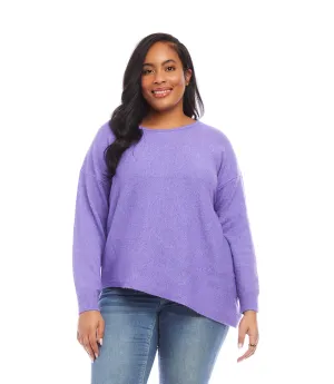Plus Size Asymmetric Sweater